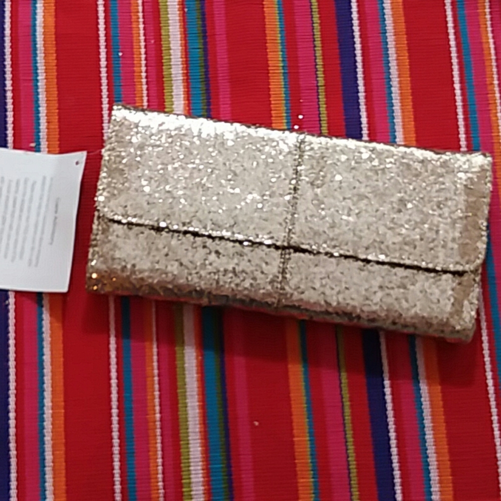 Price ⬇!Thirty One Glitter Wallet/clutch
